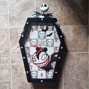 Nightmare Before Christmas Teddy/Jack Wall Clock